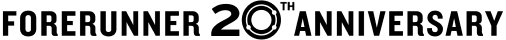 Forerunner20周年logo