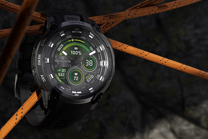 Garmin Instinct Crossover AMOLED 指针式智能手表