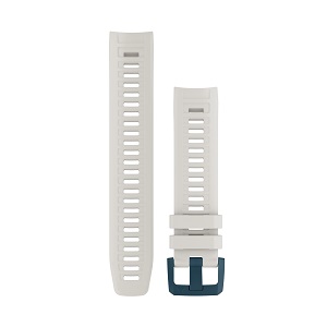 Instinct 白色替换表带 - 黑表扣