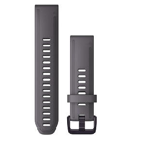 QuickFit 20mm 灰色硅胶表带