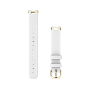 Lily 14mm 白色意大利皮表带