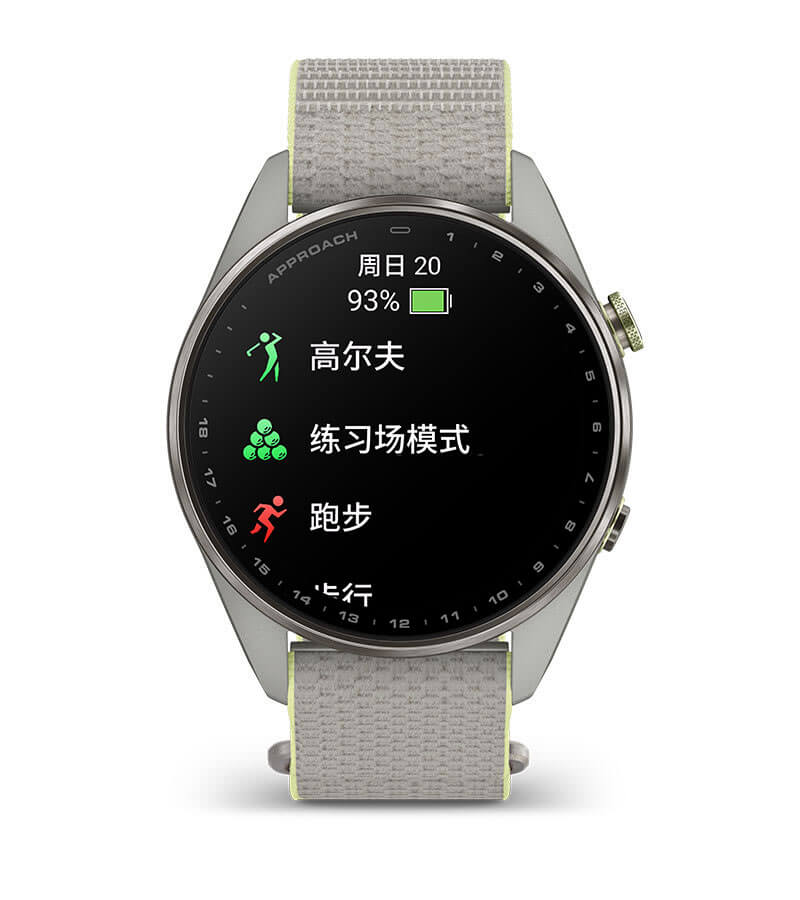 Garmin Approach S72 旗舰高尔夫智能腕表