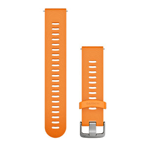 Quick Release 20mm 活力橙硅胶表带